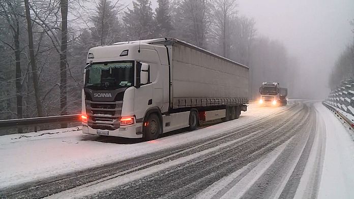 NO COMMENT: Llegan las primeras nieves del invierno a Europa