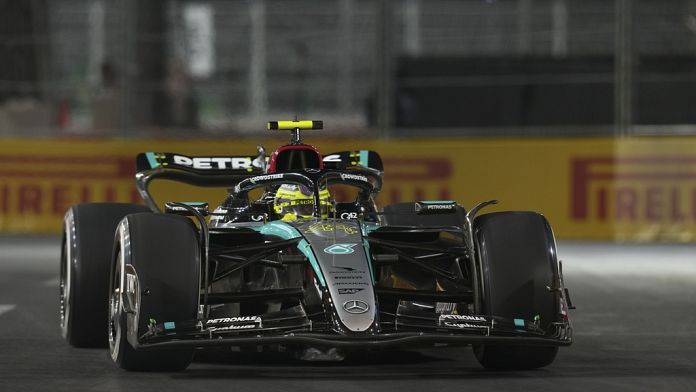 Lewis Hamilton habla con 'Euronews' antes de la carrera de Fórmula 1 en Catar