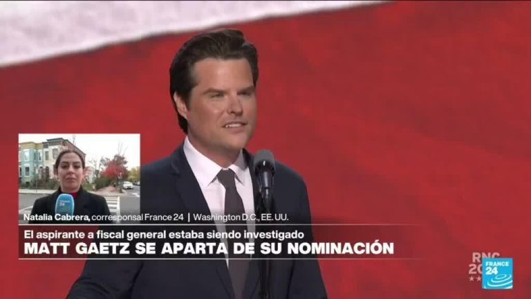 Informe desde Washington: Matt Gaetz retira su candidatura para fiscal general de EE. UU.