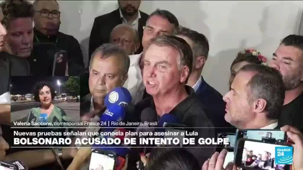 Informe desde Río de Janeiro: Bolsonaro, acusado de participación "directa" en intento de golpe