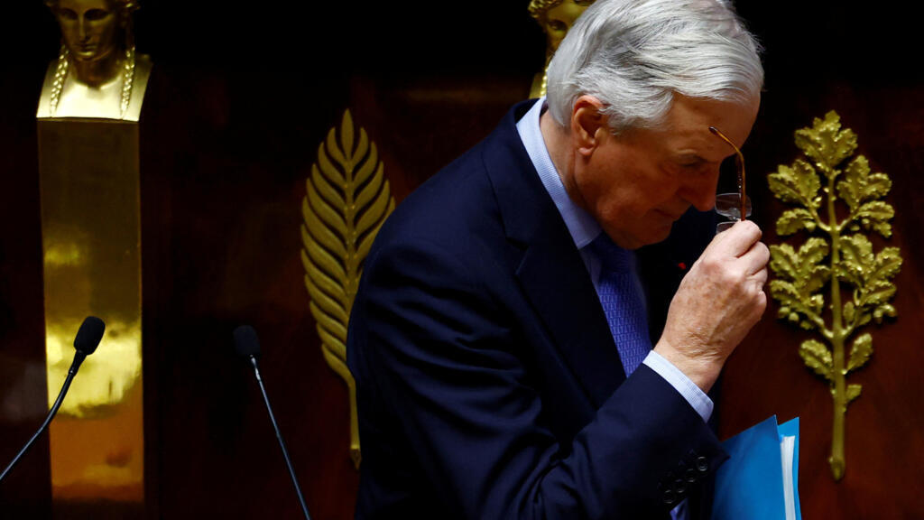 Barnier culmina su reunión con Macron en el Elíseo, en medio de su esperada renuncia