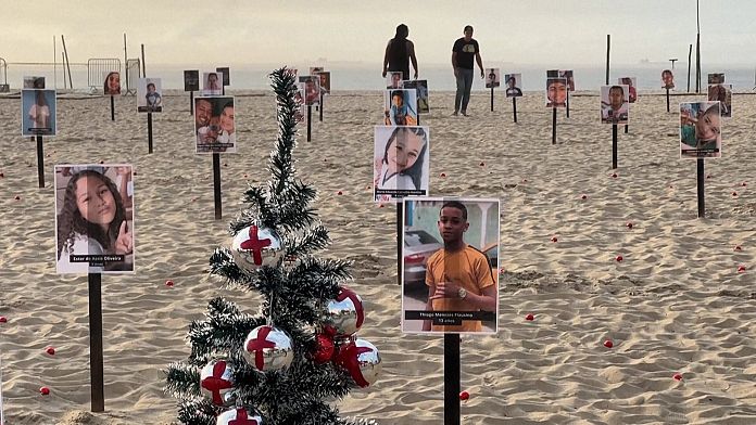 NO COMMENT: Así es el homenaje a los niños desaparecidos de Río de Janeiro