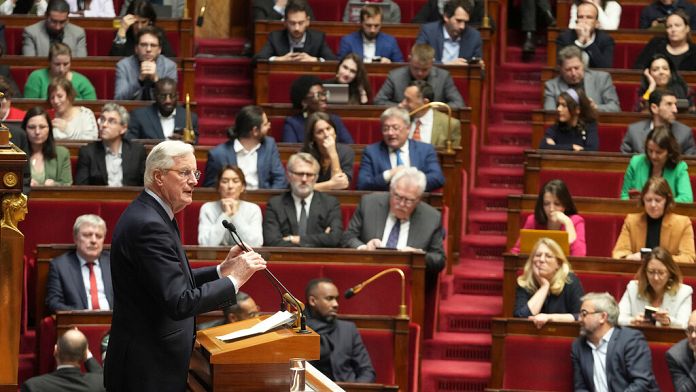 Michel Barnier se enfrenta a una moción de censura en la Asamblea Nacional este miércoles