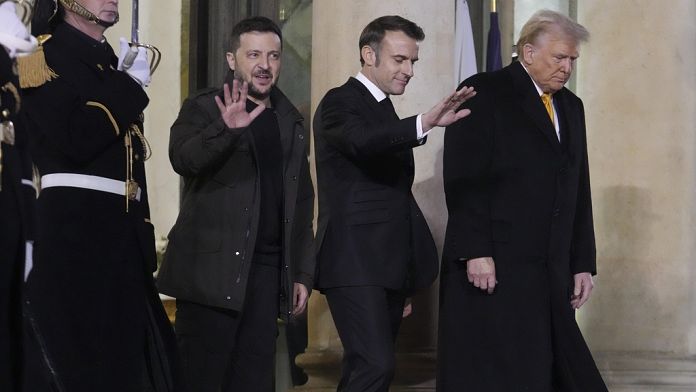 NO COMMENT: Trump, Zelenski, Macron y otros líderes, juntos en la reapertura de Notre Dame