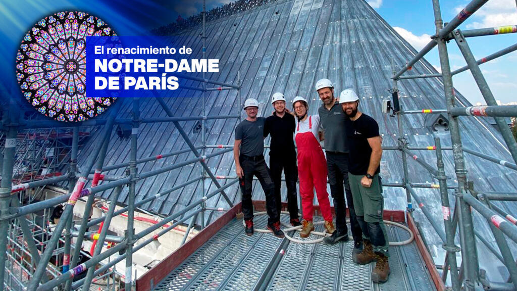 Restauradores extranjeros, claves en la reconstrucción de la catedral de Notre-Dame