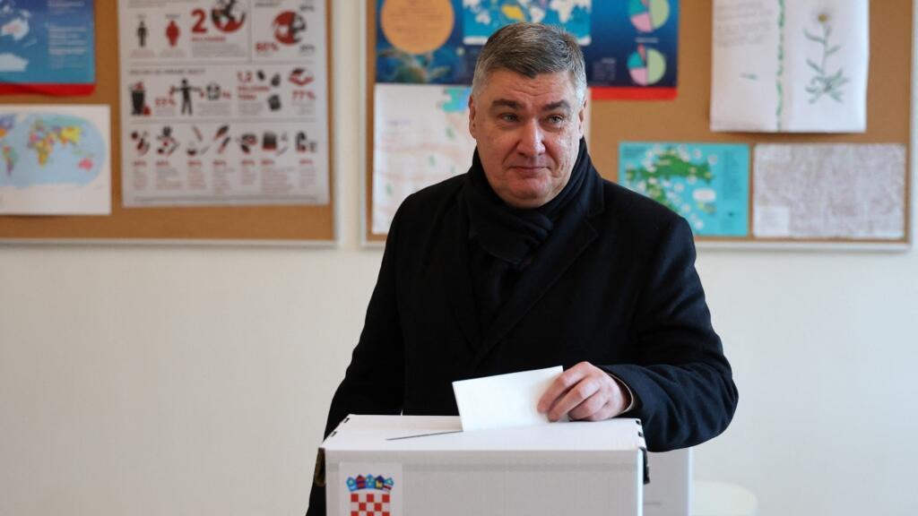 Croacia: el mandatario Zoran Milanovic encabeza los resultados de las presidenciales, según Ipsos