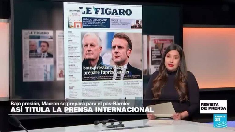 "Bajo presión, Macron se prepara para la era pos-Barnier": 'Le Figaro'