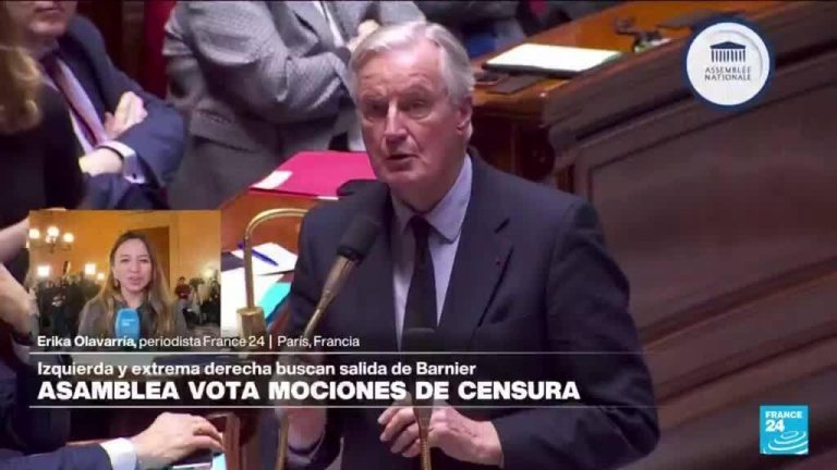 Informe desde París: Barnier, a horas de someterse a dos mociones de censura