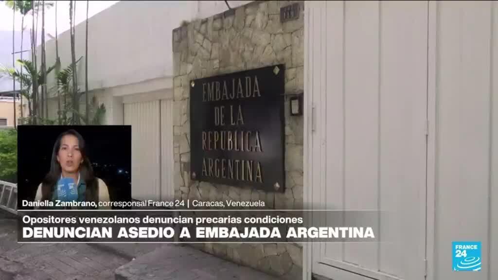 Informe desde Caracas: oposición denuncia asedio en embajada de Argentina en Venezuela