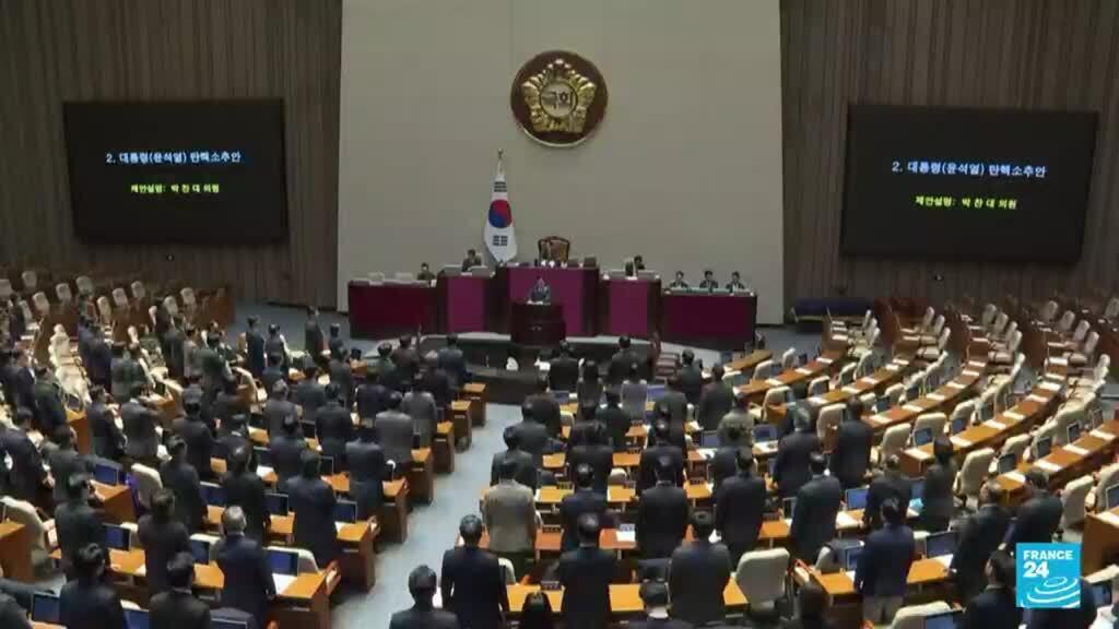 Oficialismo coreano boicotea moción de censura contra presidente Yoon Suk-yeol