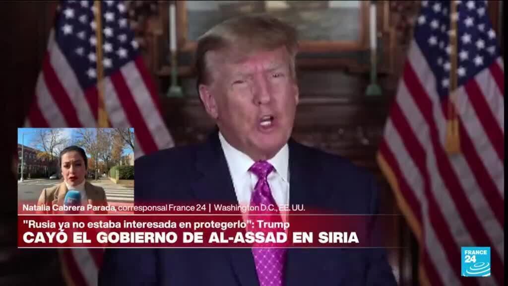 Informe desde Washington: esto dijo Donald Trump sobre la caída del Gobierno sirio