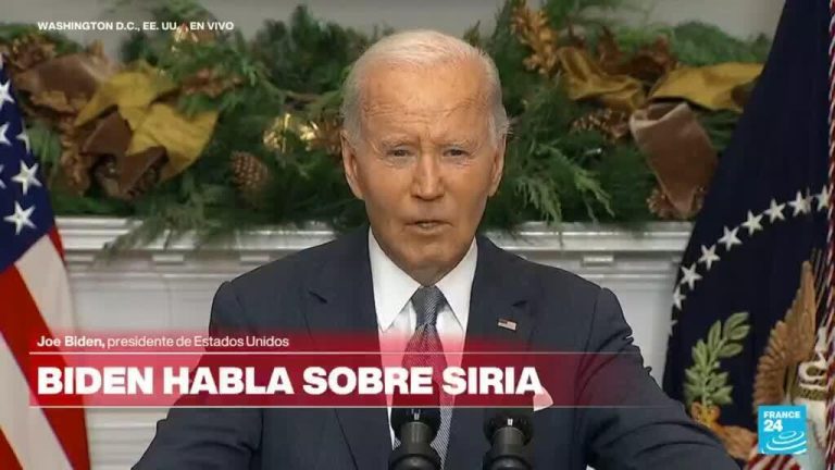 "El régimen de Al-Assad torturó y asesinó a cientos de miles de sirios inocentes": Joe Biden