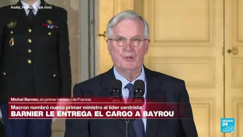 Michel Barnier: "Desde el inicio de mi gobierno sabía que tenía los días contados"