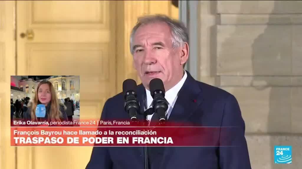 Informe desde París: Bayrou llama a la reconciliación en su primer discurso como premier