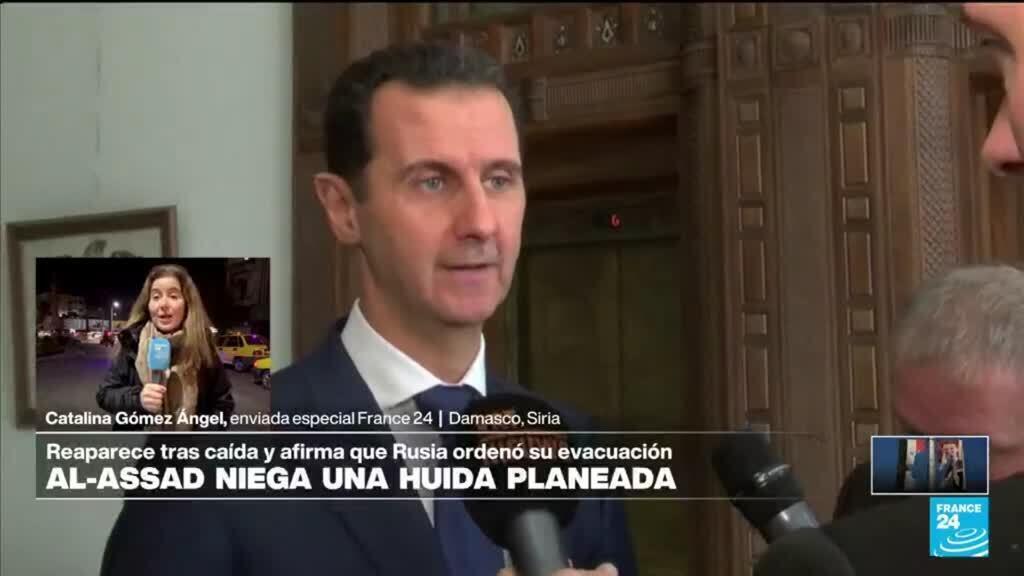 Informe desde Damasco: primeras declaraciones de Bashar al-Assad desde su salida de Siria