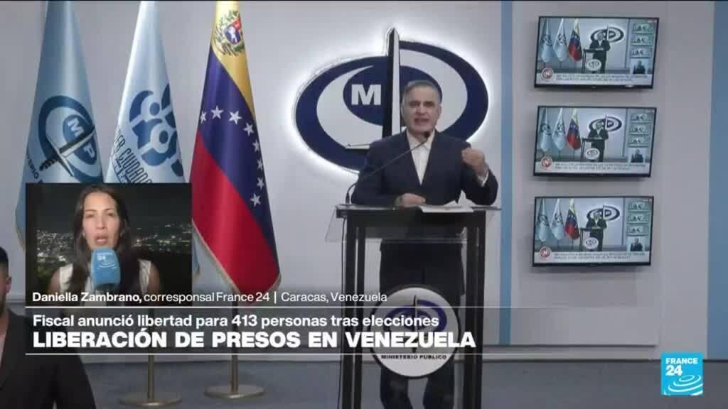 Informe desde Caracas: fiscal venezolano anunció la liberación de 413 detenidos en protestas