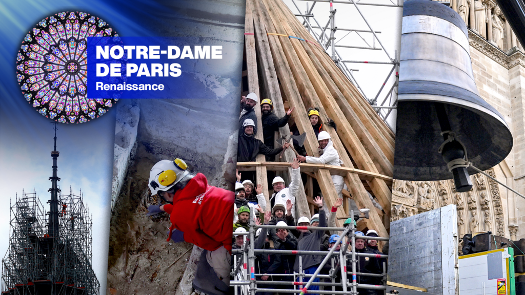 Diez momentos clave en la colosal reconstrucción de la Catedral de Notre-Dame