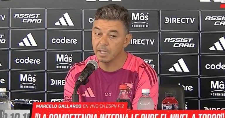 Marcelo Gallardo habló de la competencia interna en el River 2025 y llenó de elogios a un futbolista: "Vino muy enfocado y se lo ve muy bien"