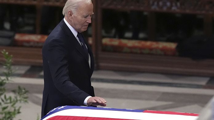 El último adiós a Jimmy Carter: Joe Biden elogia al expresidente por su carácter y sus principios