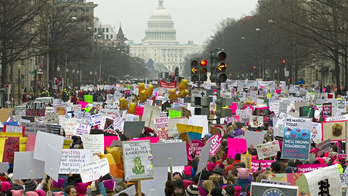 Decenas de miles de personas se unirán a la marcha popular de mujeres contra Trump en Washington DC