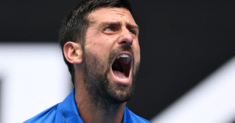 Novak Djokovic canceló una práctica y enciende alarmas en el Abierto de Australia, donde está a un triunfo de una marca histórica