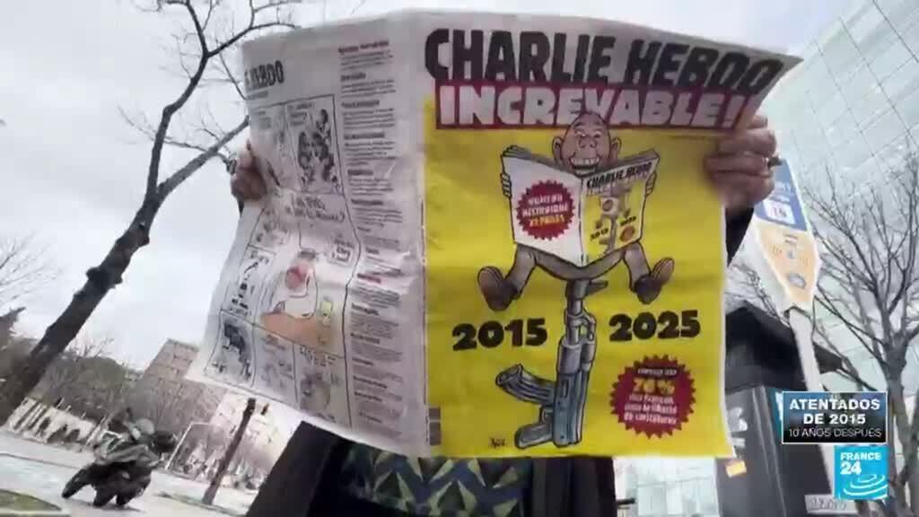 Charlie Hebdo sostiene su humor negro 10 años después de atentado terrorista