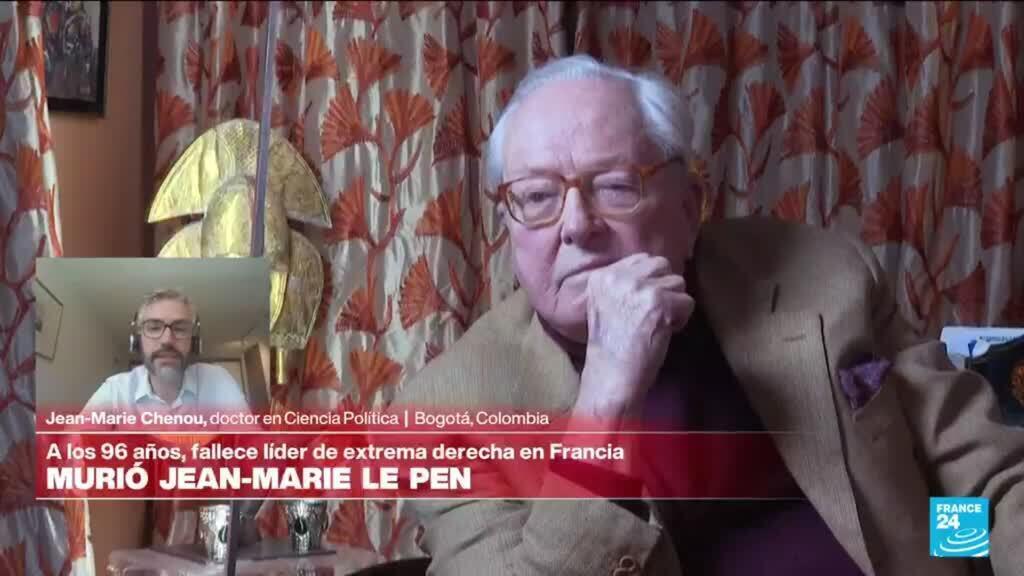 Jean-Marie Chenou: "Jean-Marie Le Pen marcó el paisaje político francés"