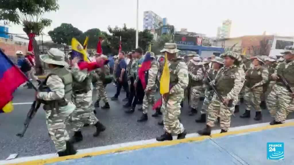 Caracas, completamente militarizada a pocas horas de la posesión de Nicolás Maduro