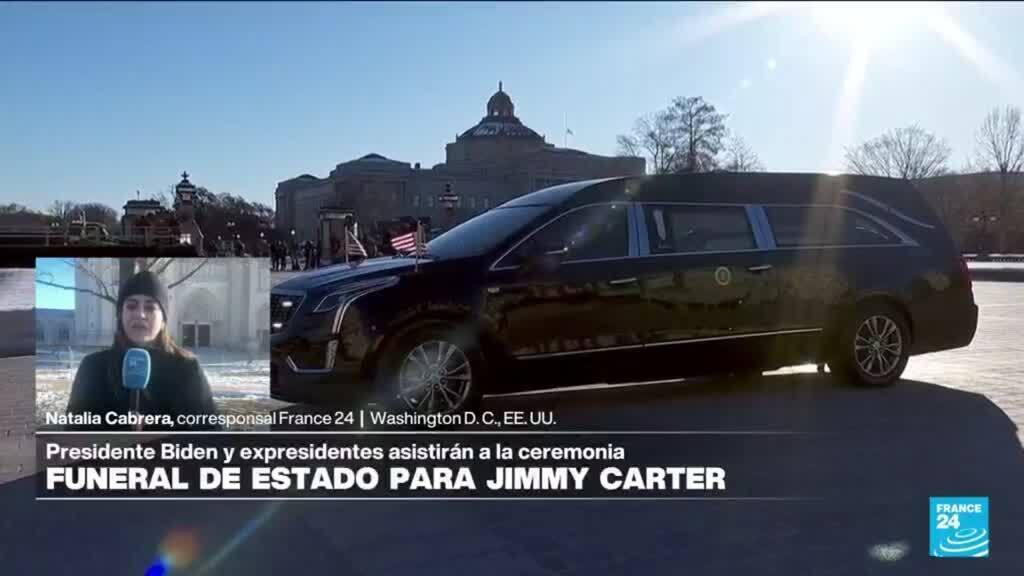 Informe desde Washington: fuerte cordón de seguridad en el funeral de Estado de Jimmy Carter