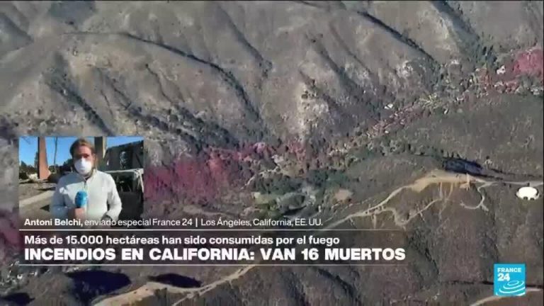 Informe desde Los Ángeles: se prevén fuertes vientos en el sexto día de incendios en California