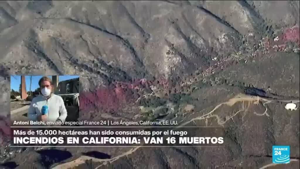 Informe desde Los Ángeles: se prevén fuertes vientos en el sexto día de incendios en California