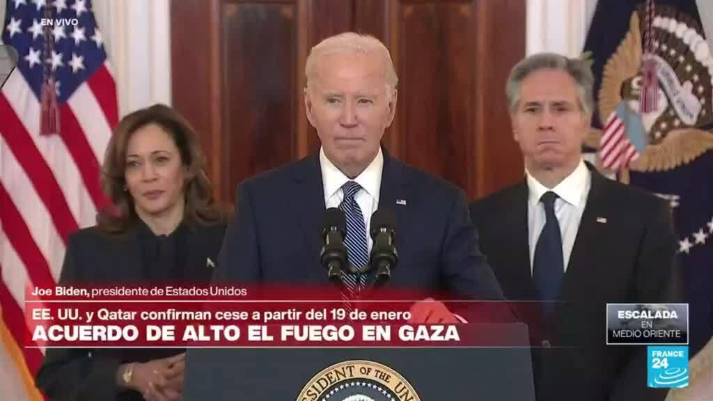 Joe Biden: "Hay estadounidenses en la primera fase de las liberaciones en Gaza"