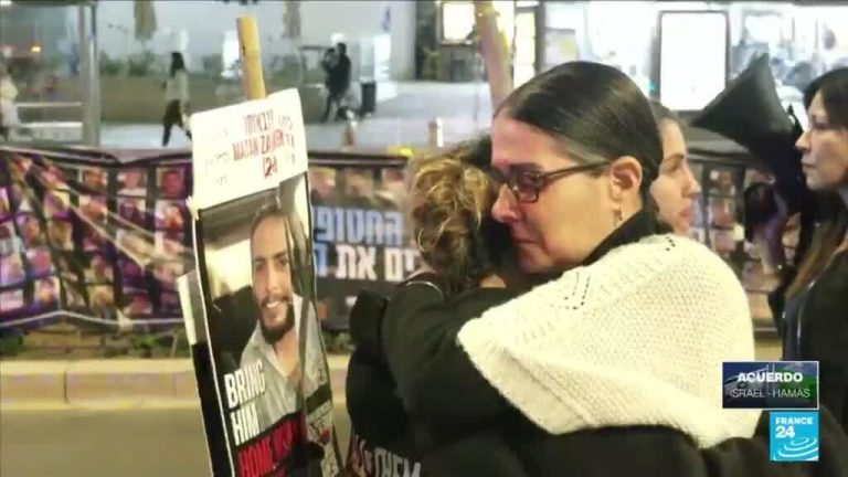 Familiares de los rehenes celebraron acuerdo de alto al fuego entre Israel y Hamás