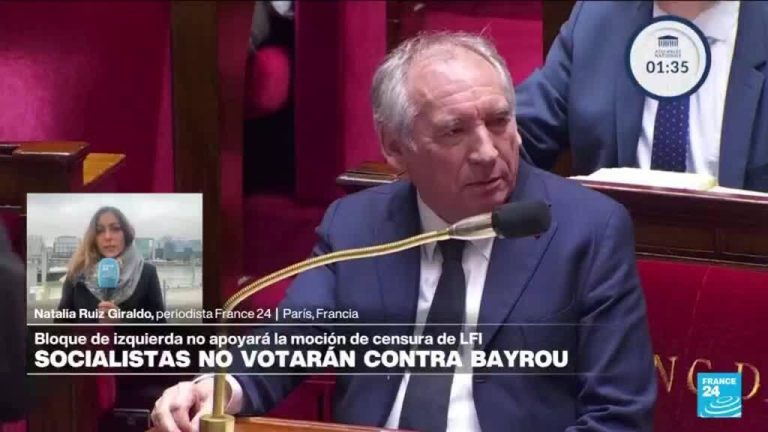 Informe desde París: socialistas no apoyarán moción de censura contra Bayrou