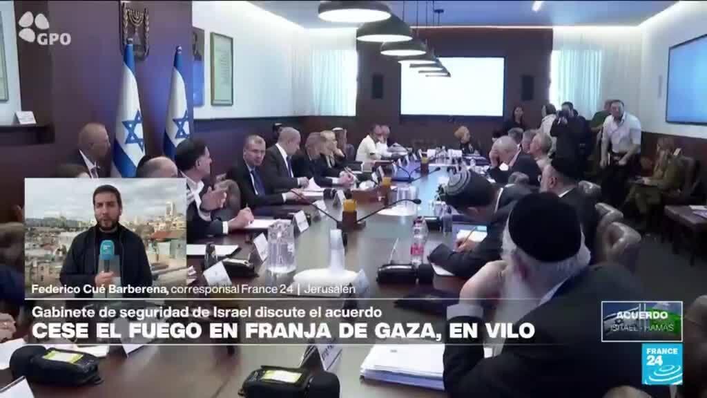 Informe desde Jerusalén: el gabinete de seguridad israelí se reúne para aprobar la tregua en Gaza