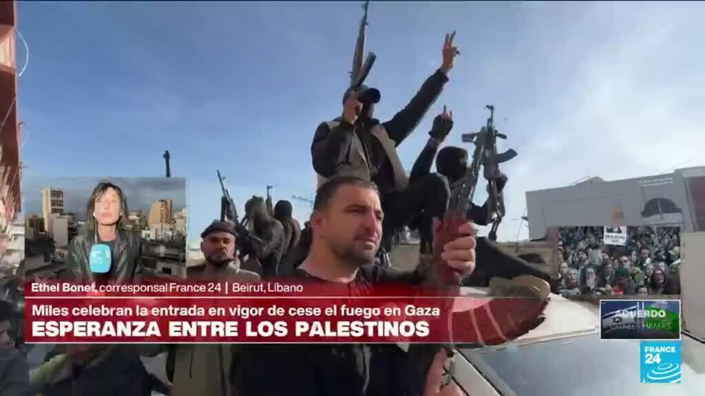 Informe desde Beirut: refugiados palestinos en Líbano celebran cese el fuego en Gaza