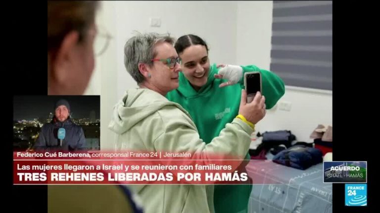 Informe desde Jerusalén: Las tres exrehenes liberadas por Hamás se reencuentran con sus familias