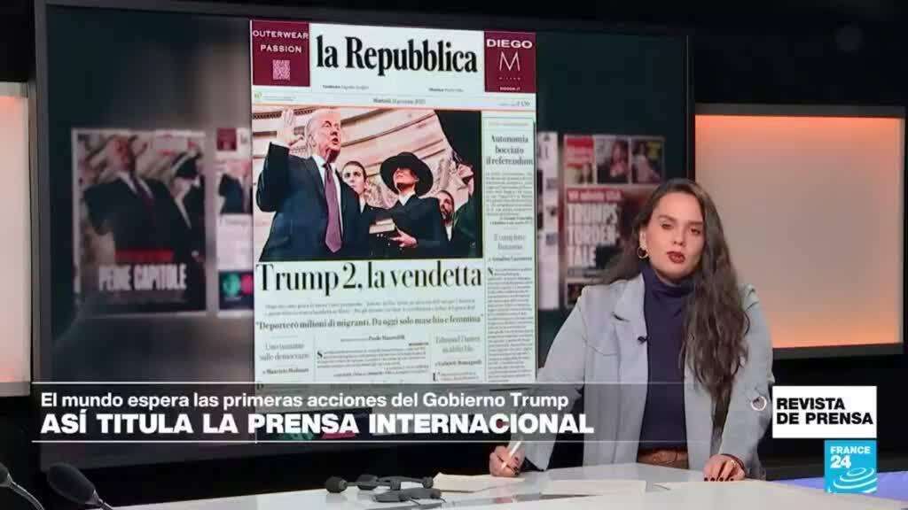 "Trump 2, la vendetta": la prensa sobre la posesión del presidente de EE. UU.