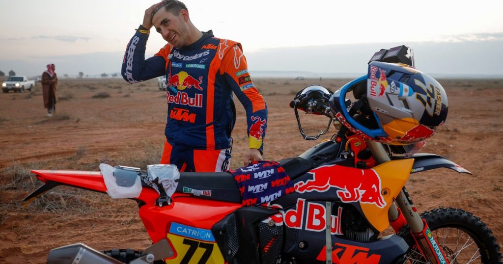 Luciano Benavides, un héroe argentino en el Dakar que tuvo su recompensa: socorrió a un rival malherido y al final fue el más rápido del día