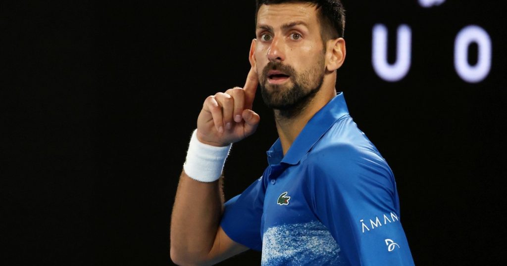 La historia detrás de la particular remera que usó Novak Djokovic en la previa del partido con Alcaraz en Australia