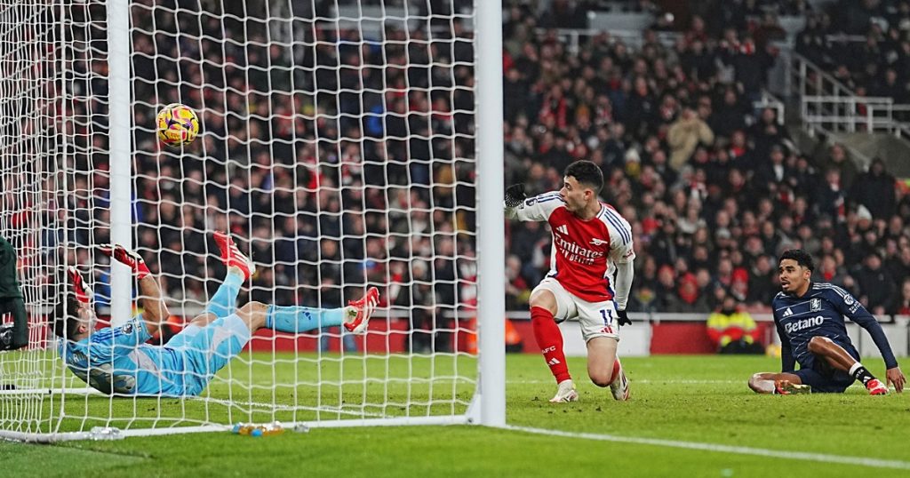 La respuesta de Dibu Martínez no alcanzó y Aston Villa cae con el Arsenal en Londres