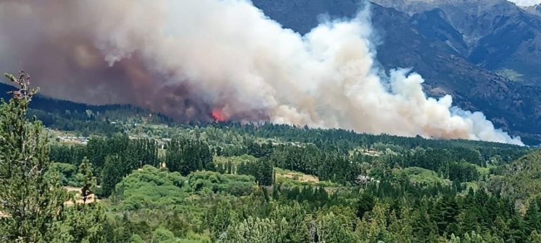 Incendio en Epuyén: Torres conformó el Comité de Emergencia para coordinar las tareas de lucha contra el fuego