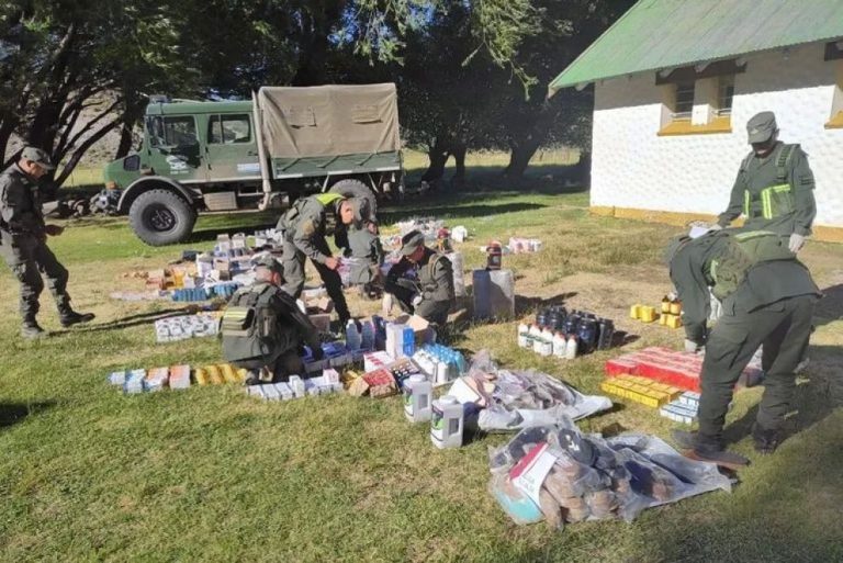 Gendarmería desbarató millonario contrabando de mercadería desde Chile