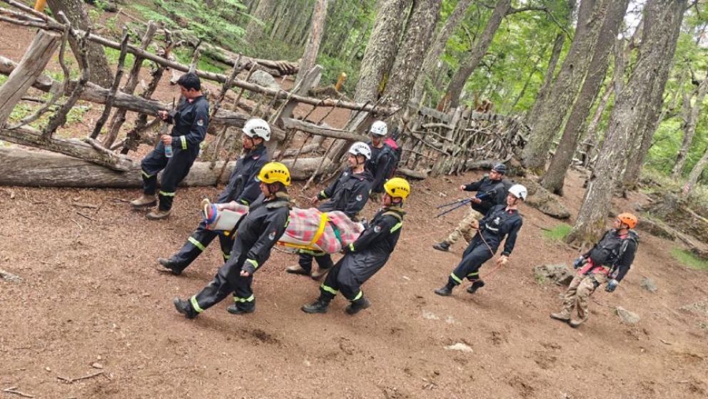 Dramático rescate de turista con fractura expuesta en El Bolsón