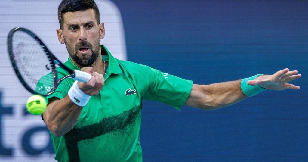 Novak Djokovic vs Jakub Mensik, Masters 1000 de Miami, EN VIVO: a qué hora es y cómo verlo por TV