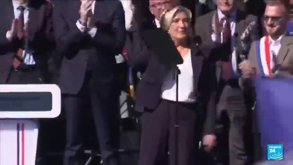Manifestaciones en Francia ocurren en torno a la condena de Marine Le Pen