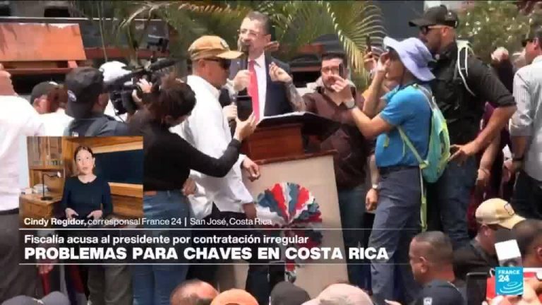 Informe desde San José: presidente Chaves, acusado de presunta contratación irregular