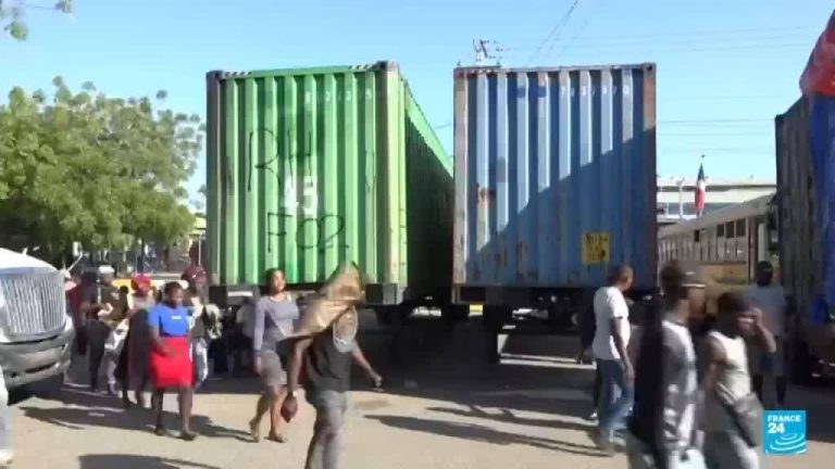 Haití bloquea entrada de productos extranjeros a través de frontera con República Dominicana
