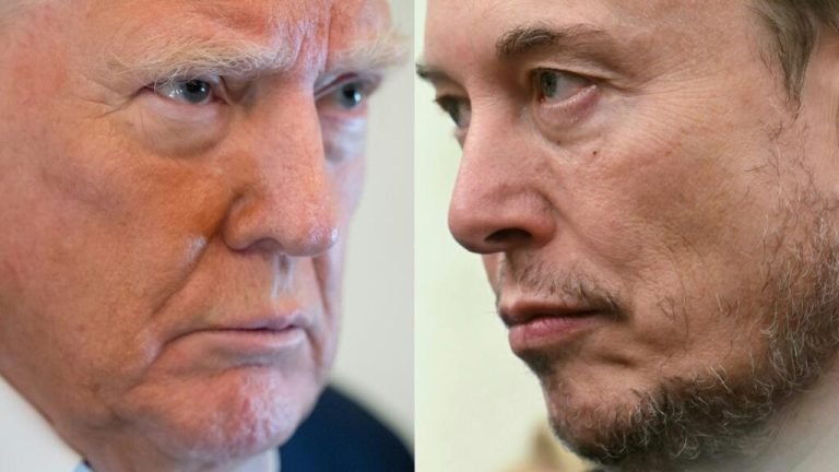 Crece la guerra verbal entre Trump y Musk, en medio de críticas al proyecto de deducción fiscal