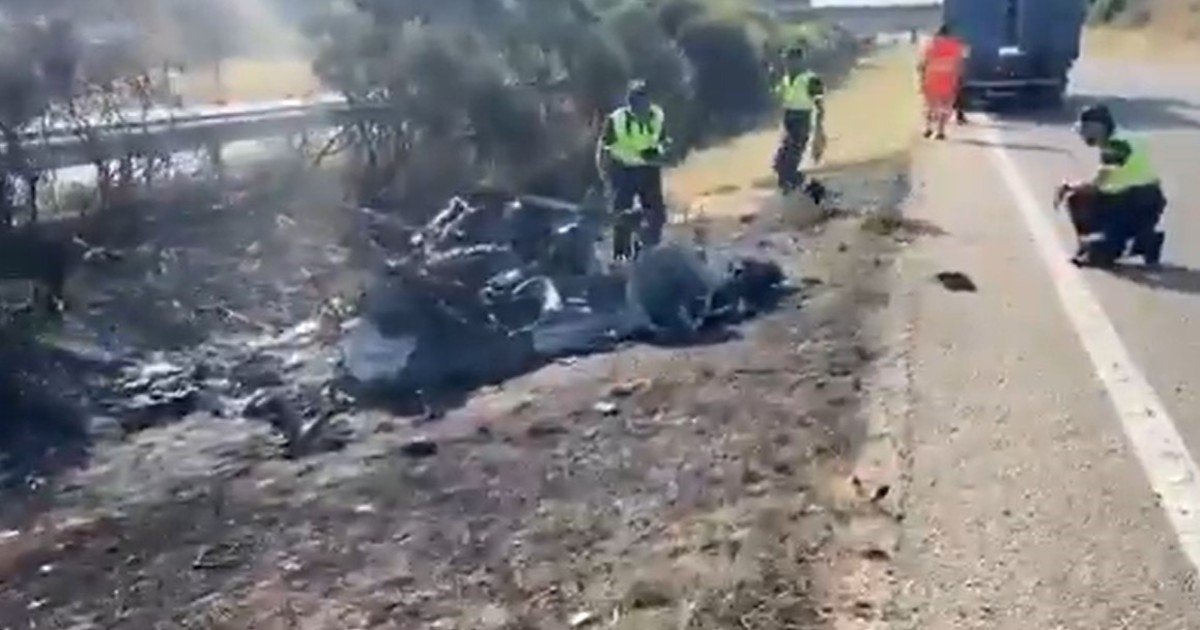 Así quedó el auto de Diogo Jota luego del fatal accidente en el que murió el jugador del Liverpool